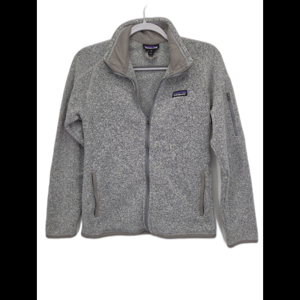 Patagonia Better Sweater Jacket Womens Medium Gray Full Zip Fleece